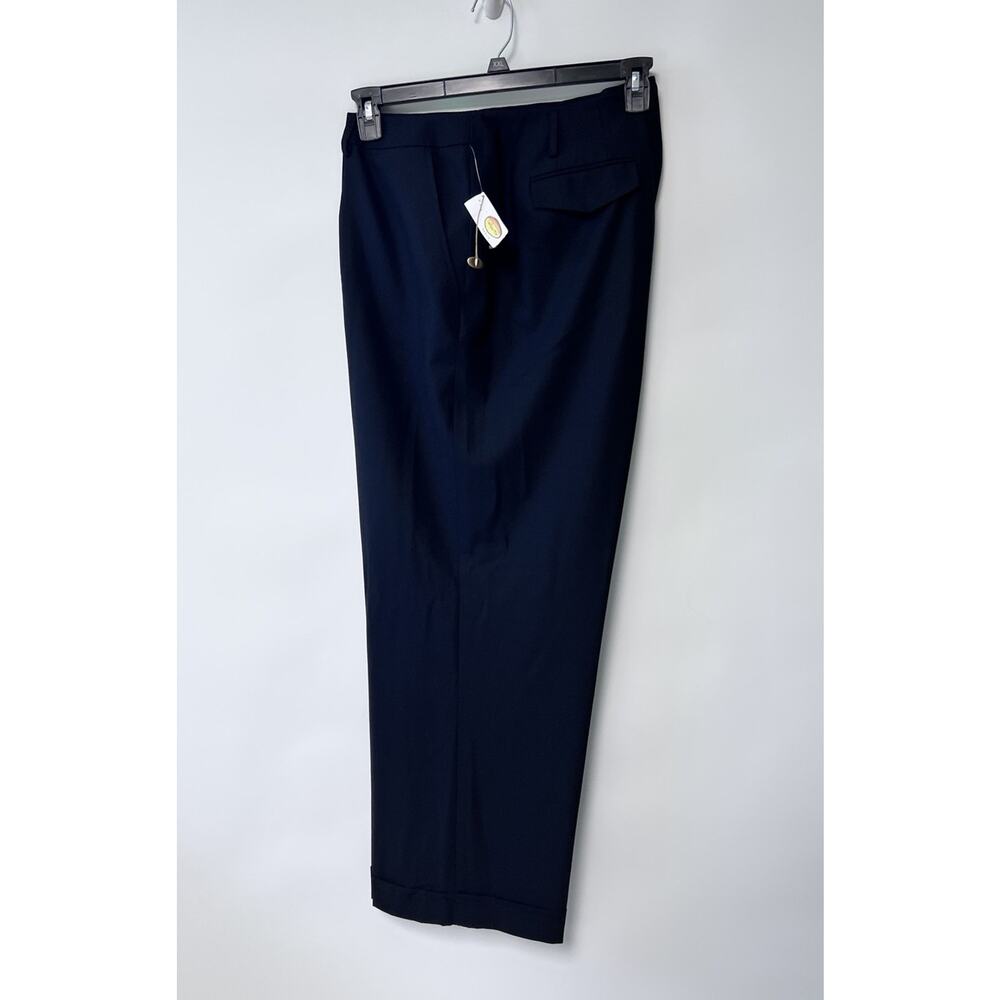 NEW VTG Talbots Black Wool Blend Pants 20W Plus Size Fabric Made Italy Classic - Picture 14 of 14